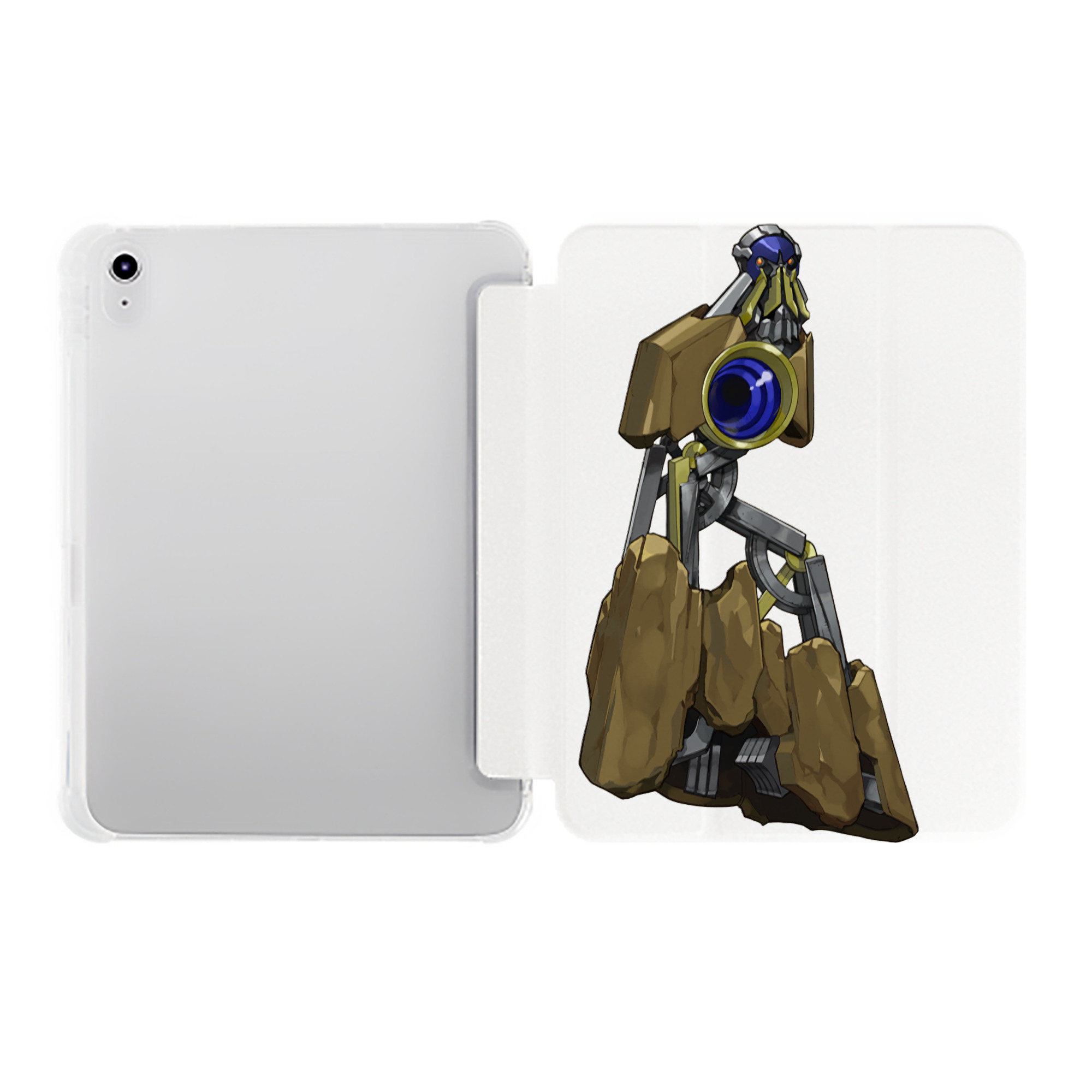 （画像用） 遊☆戯☆王 Yu-Gi-Oh! IPad ケース ペン収納付き 三つ折りスタンド PUレザー×シリコン 対応機種9.5/10.5/10.9インチ